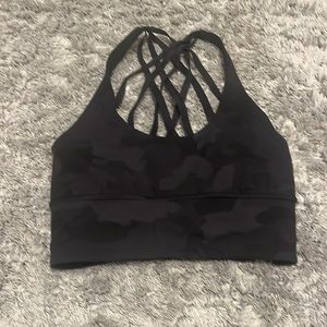 Lululemon camo sports bra/tank top size 0